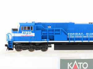 N Scale KATO 176-5502 CR Conrail Quality EMD SD80MAC Diesel #4123 - DCC Ready