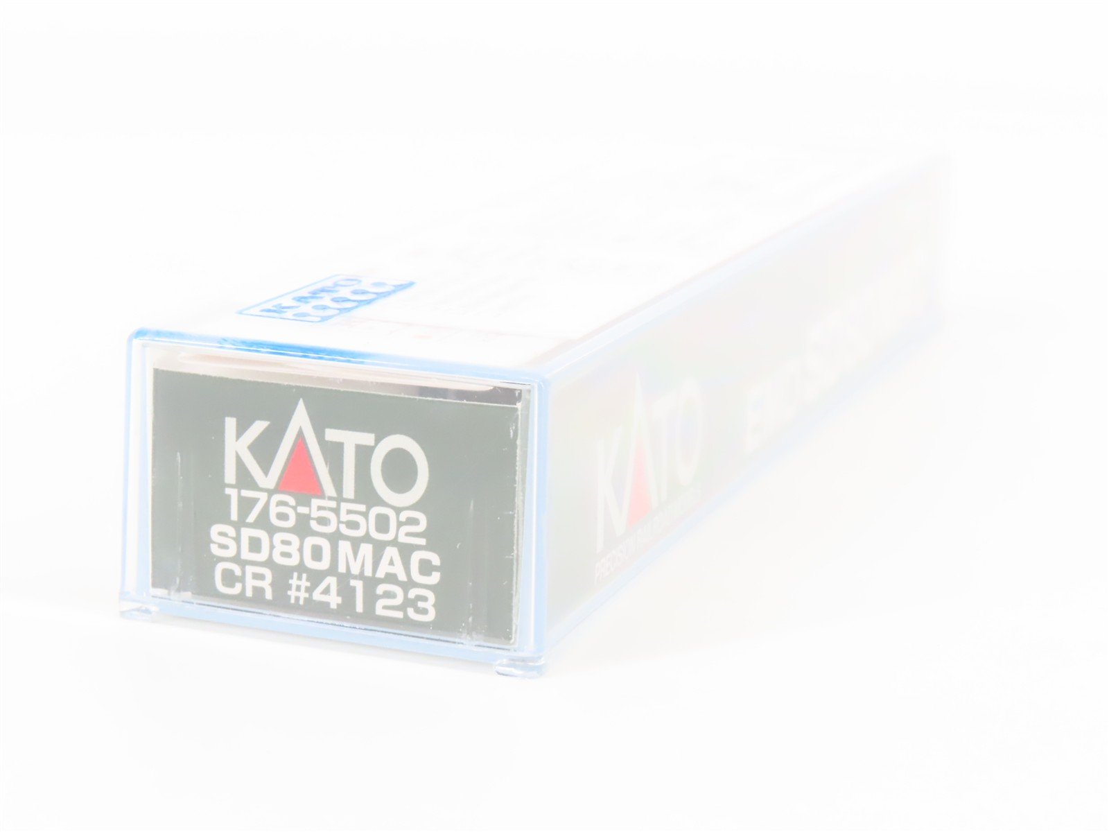 N Scale KATO 176-5502 CR Conrail Quality EMD SD80MAC Diesel #4123 - DCC Ready