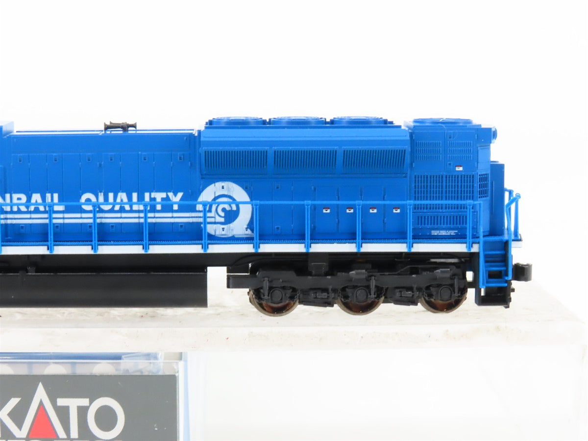 N Scale KATO 176-5501A CR Conrail Quality EMD SD80MAC Diesel #4110 - DCC Ready