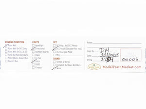 N Scale KATO 176-5501A CR Conrail Quality EMD SD80MAC Diesel #4110 - DCC Ready