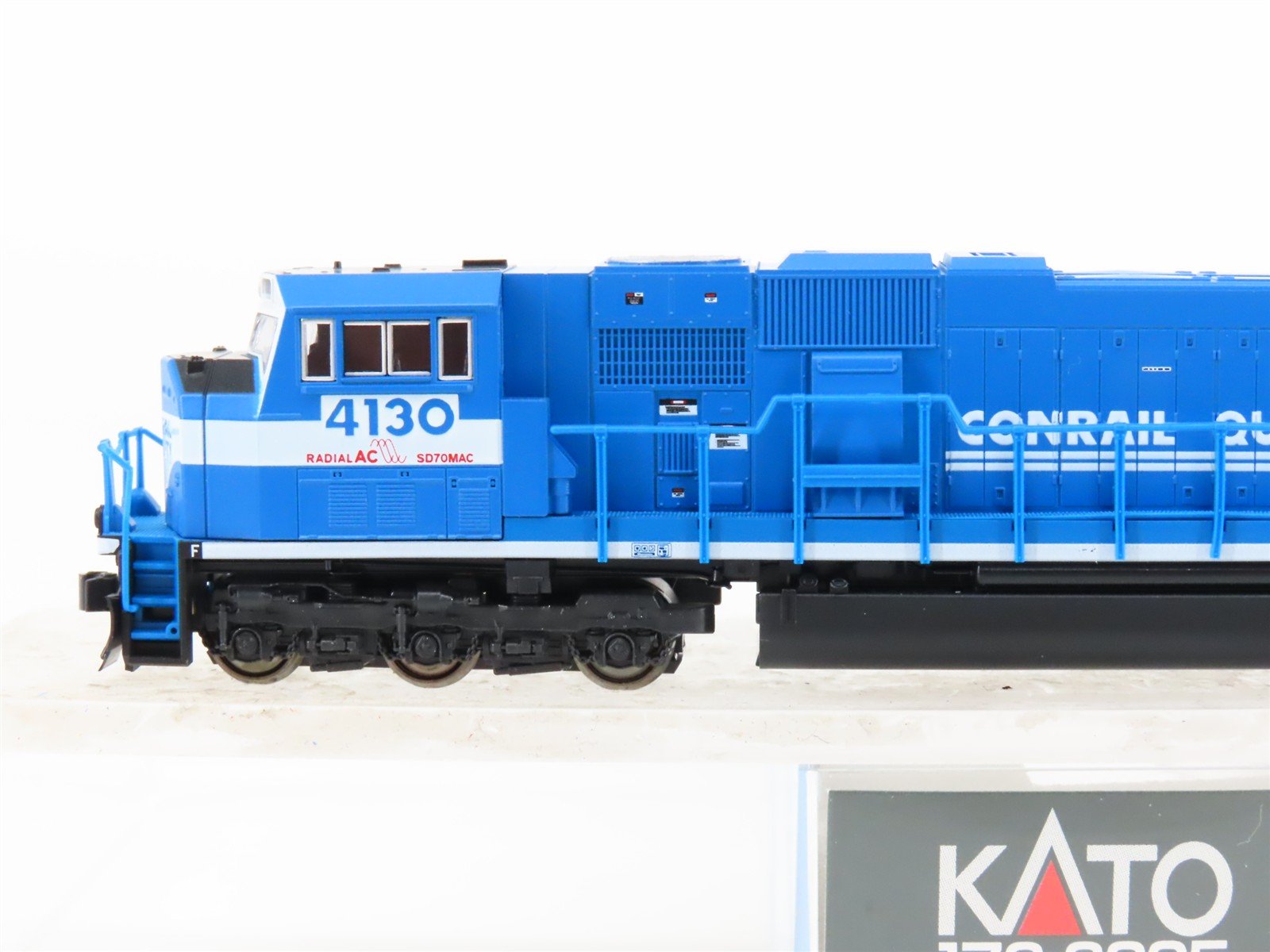 N Scale KATO 176-6305 CR Conrail Quality EMD SD70MAC Diesel #4130 - DCC Ready