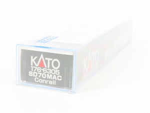 N Scale KATO 176-6305 CR Conrail Quality EMD SD70MAC Diesel #4130 - DCC Ready