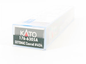 N Scale KATO 176-6305A CR Conrail Quality EMD SD70MAC Diesel #4134 - DCC Ready