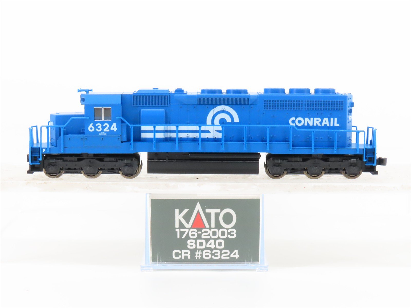 N Scale KATO 176-2003 CR Conrail EMD SD40 Diesel #6324 - DCC Ready