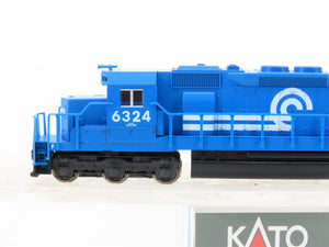N Scale KATO 176-2003 CR Conrail EMD SD40 Diesel #6324 - DCC Ready