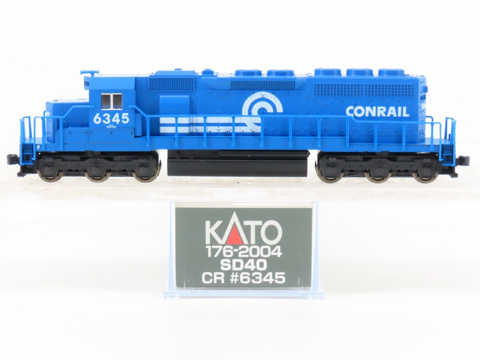 N Scale KATO 176-2004 CR Conrail EMD SD40 Diesel #6345 - DCC Ready