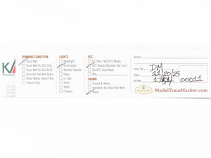 N Scale KATO 176-2004 CR Conrail EMD SD40 Diesel #6345 - DCC Ready