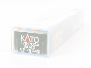 N Scale KATO 176-2004 CR Conrail EMD SD40 Diesel #6345 - DCC Ready