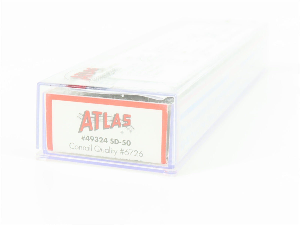 N Scale Atlas 49324 CR Conrail Quality EMD SD50 Diesel #6726 - DCC Ready