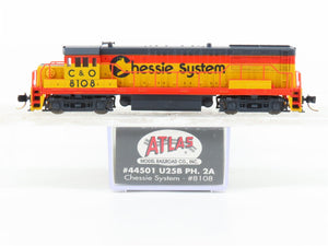 N Atlas Classic 44501 C&O Chessie System GE U25B Ph. 2A Diesel #8108 - DCC Ready