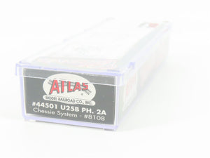 N Atlas Classic 44501 C&O Chessie System GE U25B Ph. 2A Diesel #8108 - DCC Ready