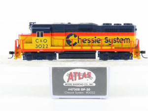 N Scale Atlas Classic 47508 C&O Chessie System EMD GP30 Diesel Locomotive #3022