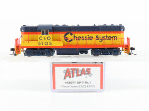 N Scale Atlas 48071 C&O Chessie System EMD GP7 Ph. 1 Diesel #5705 - DCC Ready
