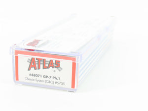 N Scale Atlas 48071 C&O Chessie System EMD GP7 Ph. 1 Diesel #5705 - DCC Ready