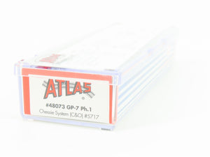 N Scale Atlas 48073 C&O Chessie System EMD GP7 Ph. 1 Diesel #5717 - DCC Ready
