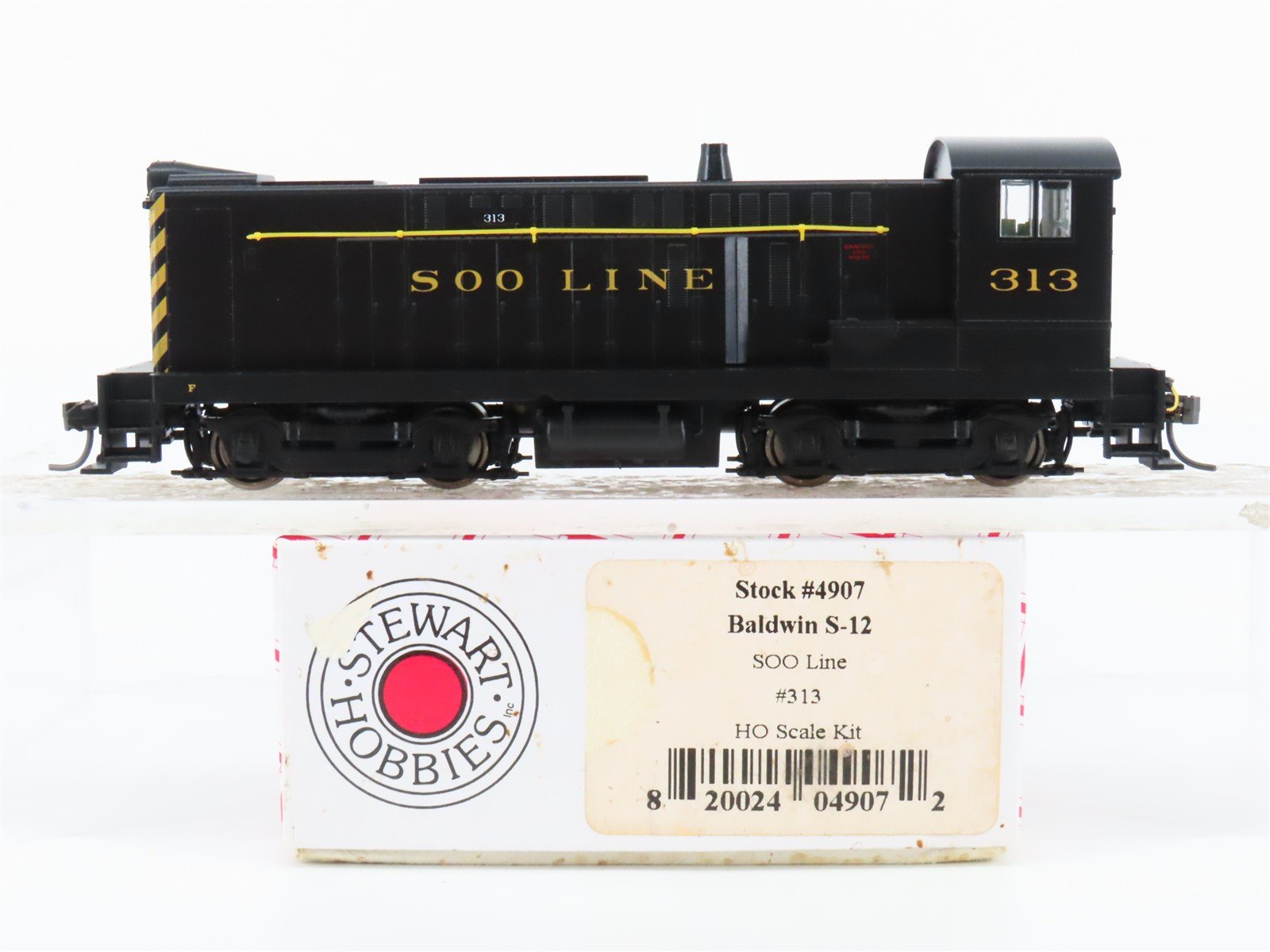 HO Scale Stewart 4907 SOO Line Baldwin S-12 Diesel Switcher #313 w/ DCC