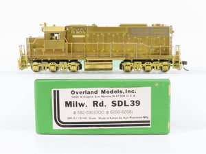 HO Overland/Ajin BRASS OMI-5119 Undecorated MILW SDL39 Diesel Locomotive