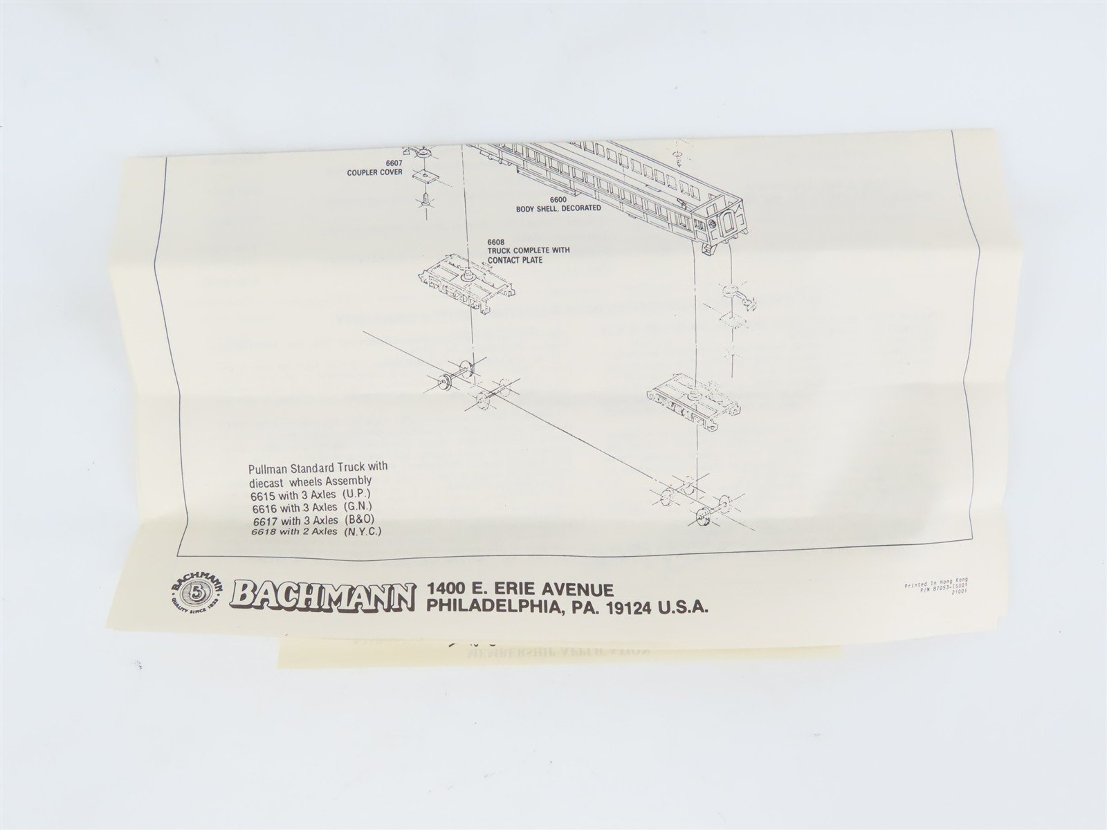 HO Scale Bachmann Spectrum 89035 GN Great Northern Coach Passenger Car #958