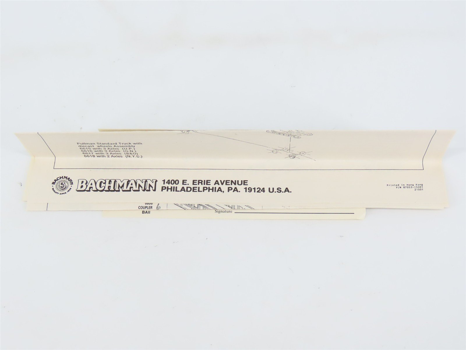 HO Scale Bachmann Spectrum 89032 GN Great Northern Coach Passenger Car #961