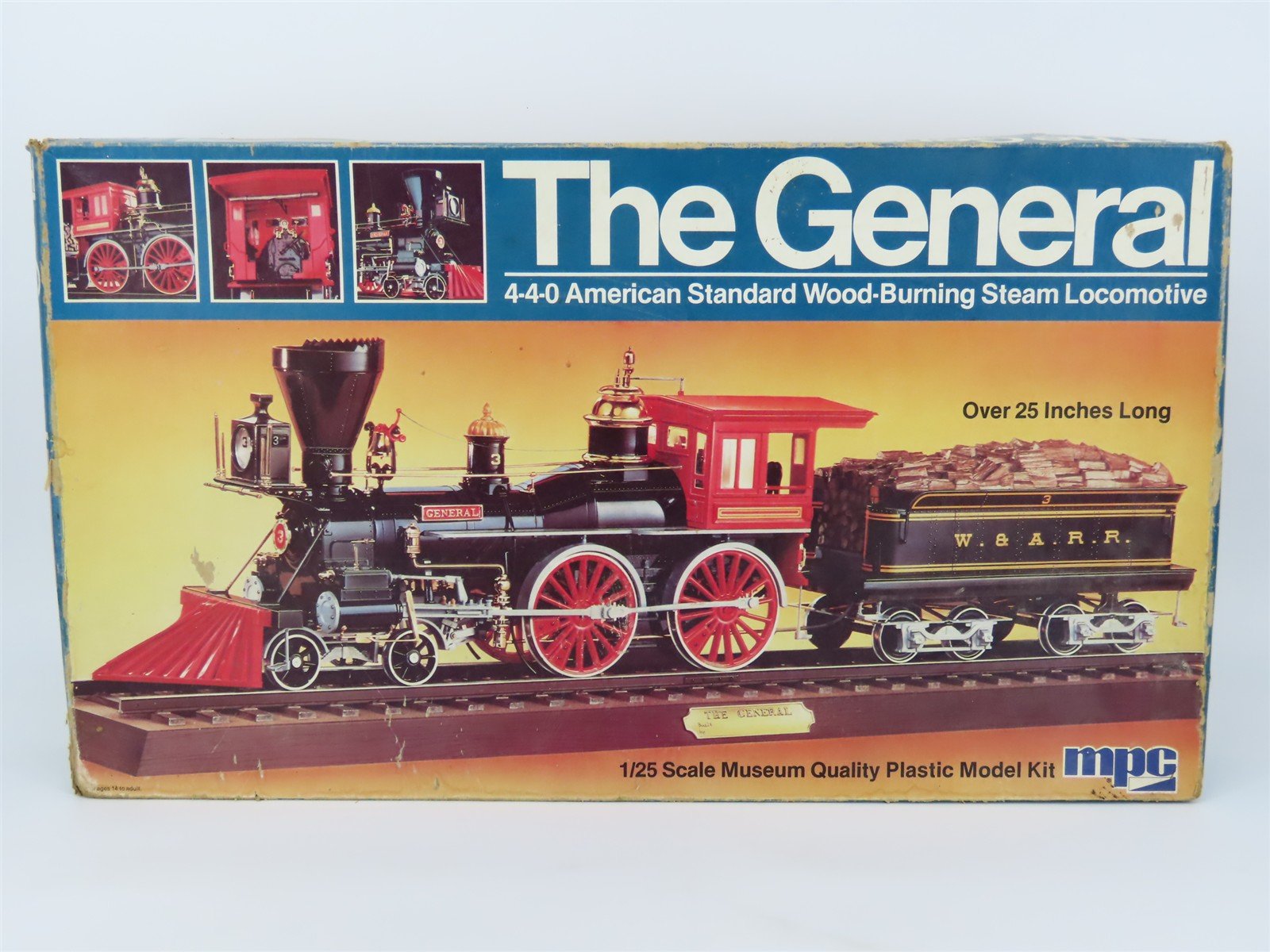 G Scale MPC Kit #1-2001 W&ARR "The General" 4-4-0 American Steam - STATIC MODEL