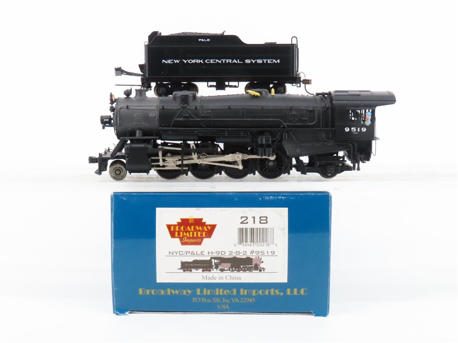 HO Broadway Limited BLI 218 NYC Railway 2-8-2 Steam Loco #9519 w/ DCC & Sound
