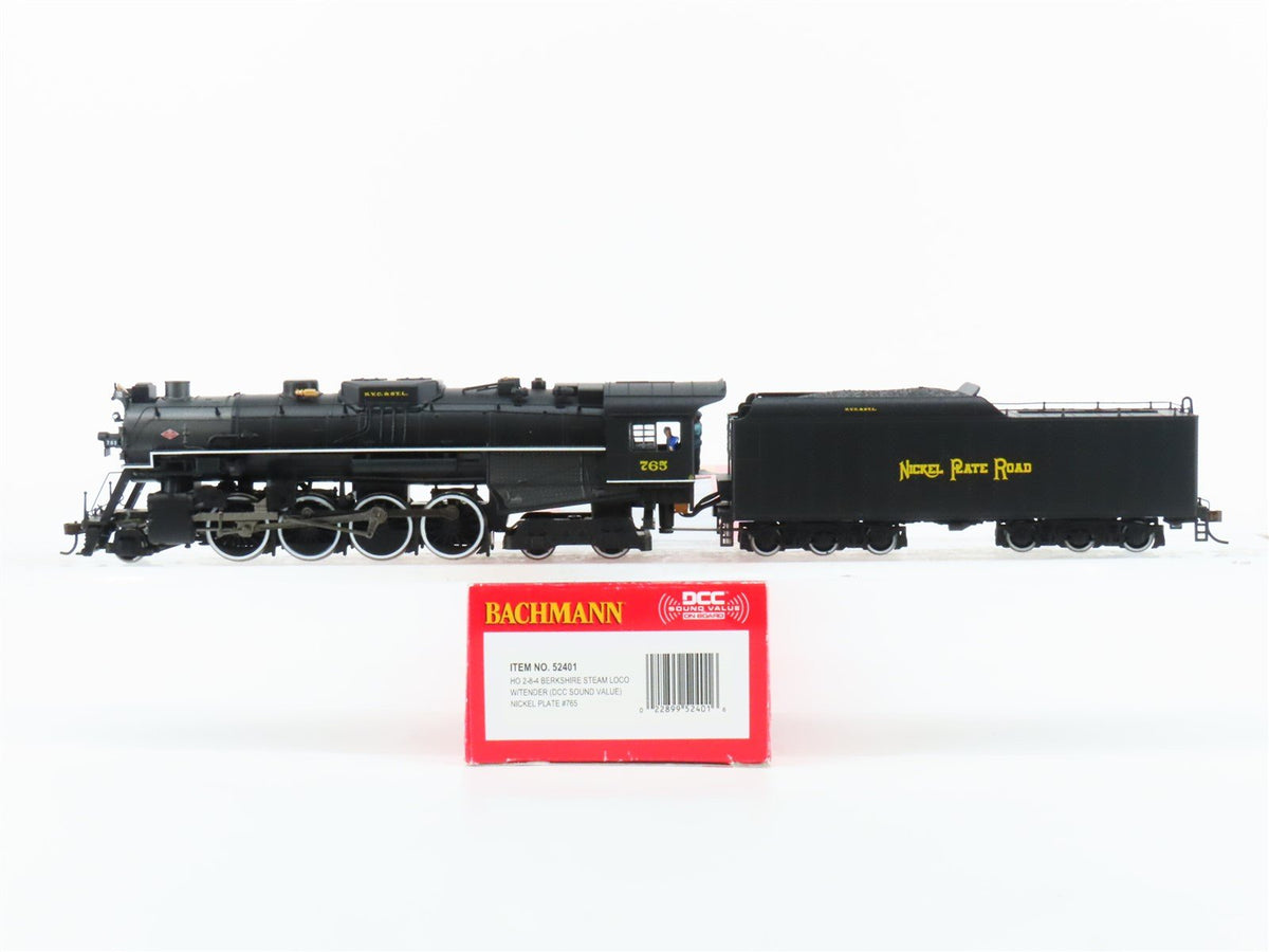HO Bachmann 52401 NKP Nickel Plate Road 2-8-4 Steam Loco #765 w/ DCC &amp; Sound