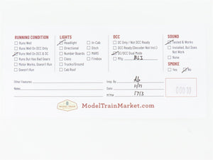 HO Broadway Limited BLI 5611 NYC Railway USRA 4-6-2 Steam #6467 Weathered/wDCC