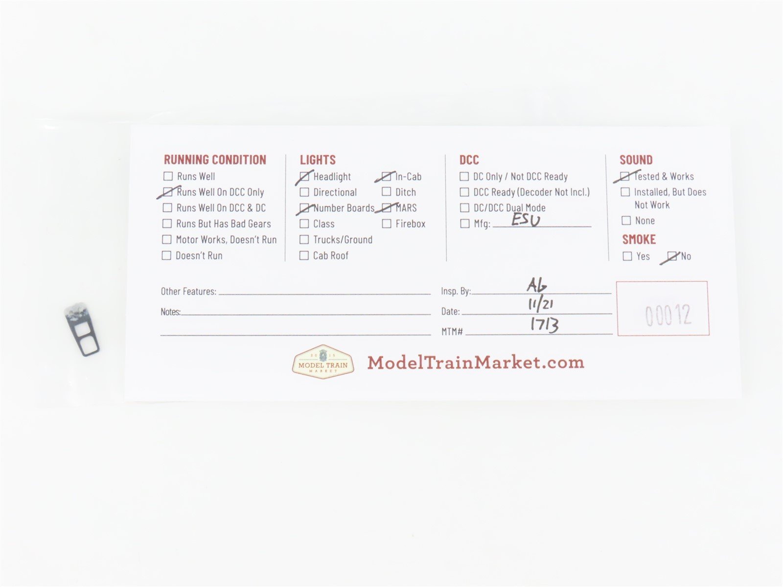 HO Scale Precision Craft 305 NYC Railway F3 A/B Diesel Locomotive Set DCC ONLY