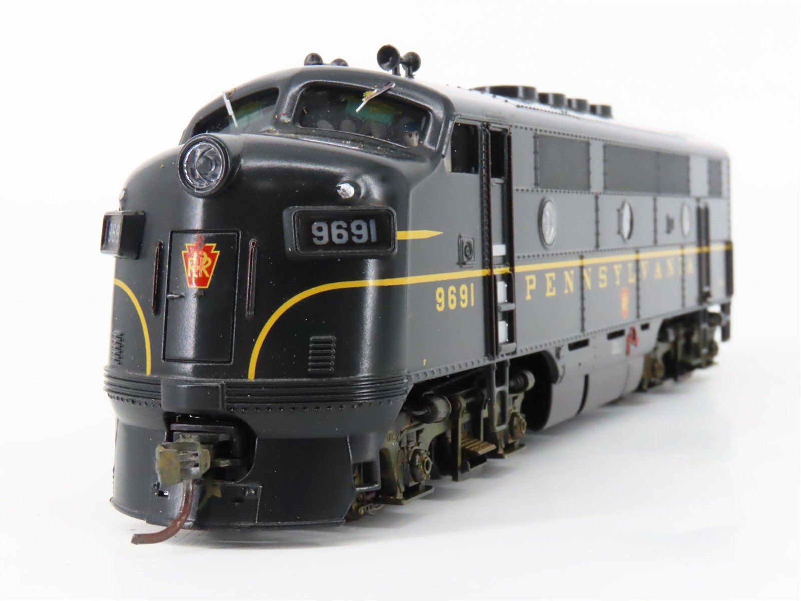 HO MTH 81-2002-0 PRR Pennsylvania F3A Diesel Loco #9691 wDCC & Sound/Weathered