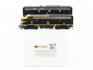 HO Scale Broadway Limited BLI 6675 ERIE F7 A/B Diesel Loco Set w/DCC & Sound