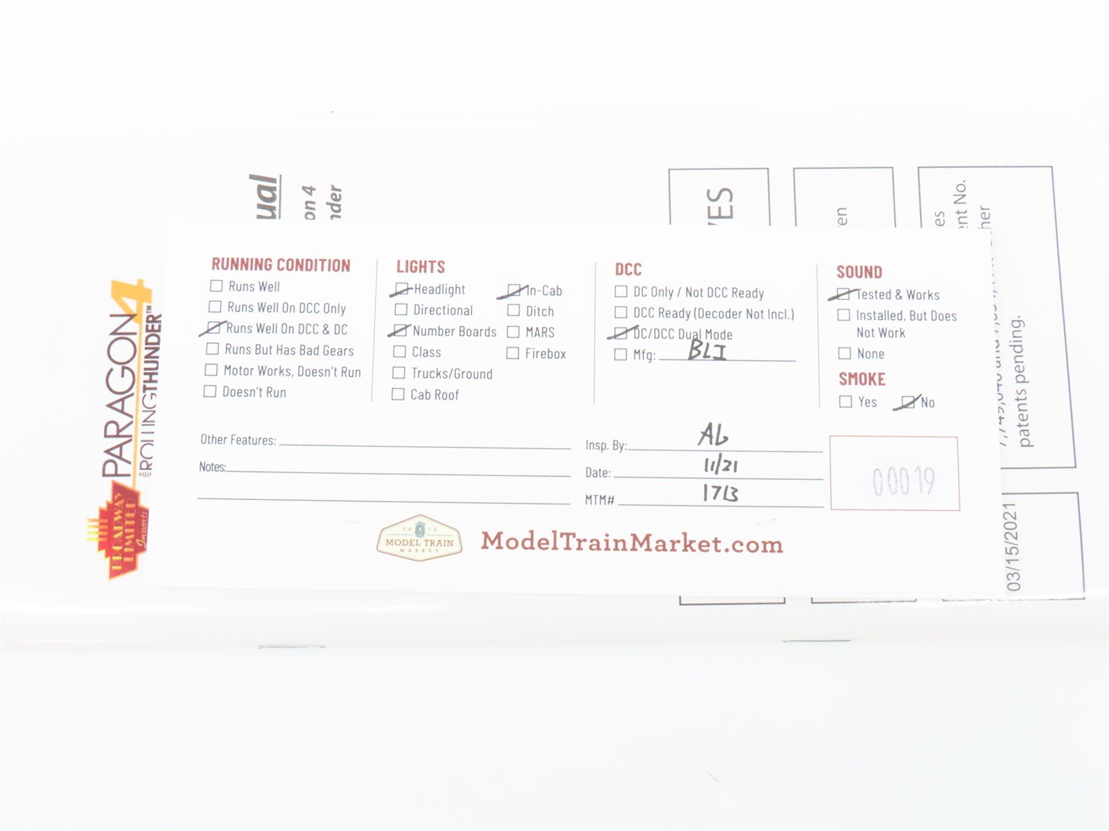 HO Scale Broadway Limited BLI 6675 ERIE F7 A/B Diesel Loco Set w/DCC & Sound