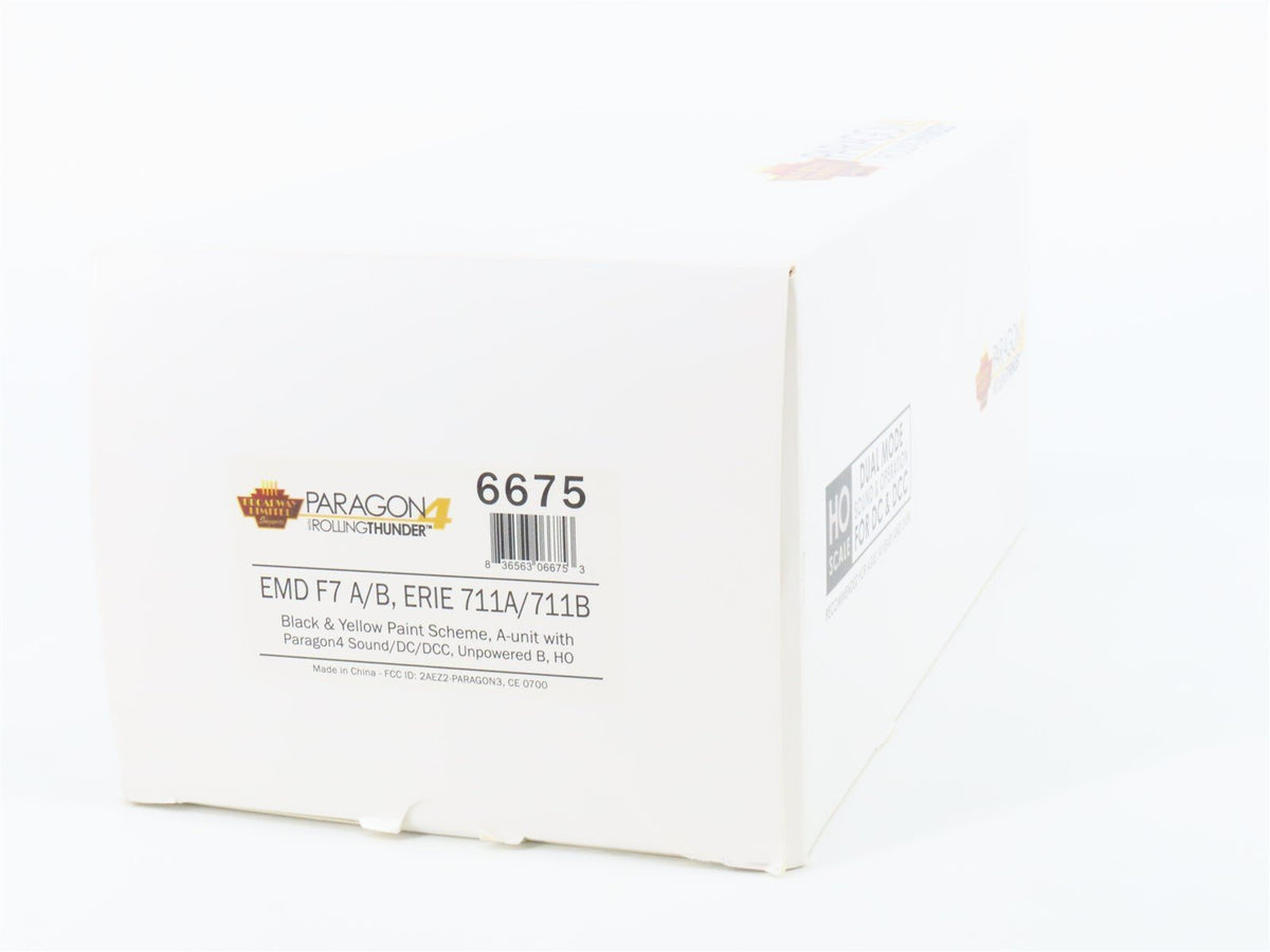 HO Scale Broadway Limited BLI 6675 ERIE F7 A/B Diesel Loco Set w/DCC &amp; Sound