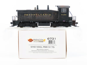 HO Broadway Limited BLI 6731 PRR NW2 Diesel Loco #9175 wDCC & Sound/Weathered