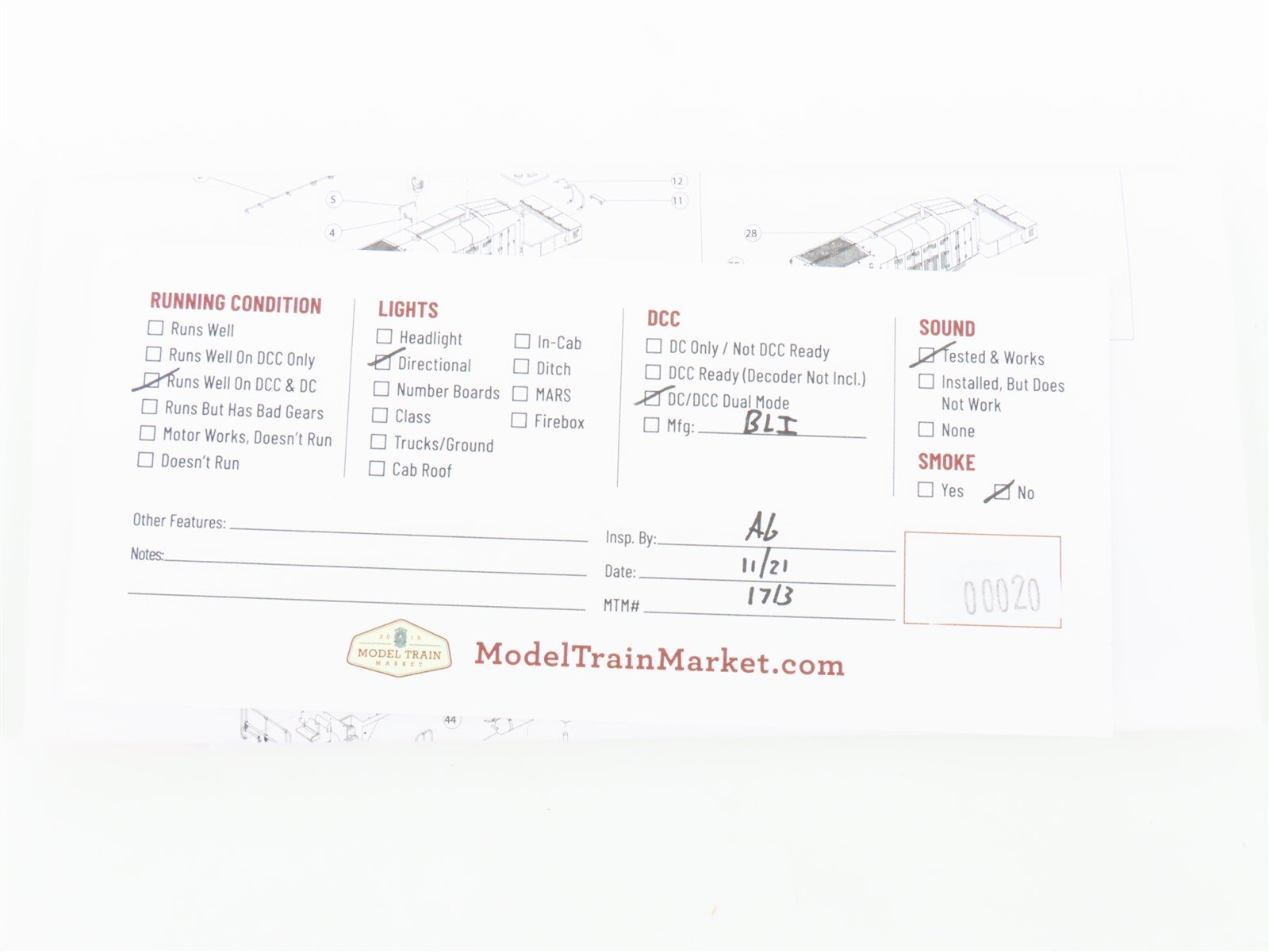 HO Broadway Limited BLI 6731 PRR NW2 Diesel Loco #9175 wDCC & Sound/Weathered