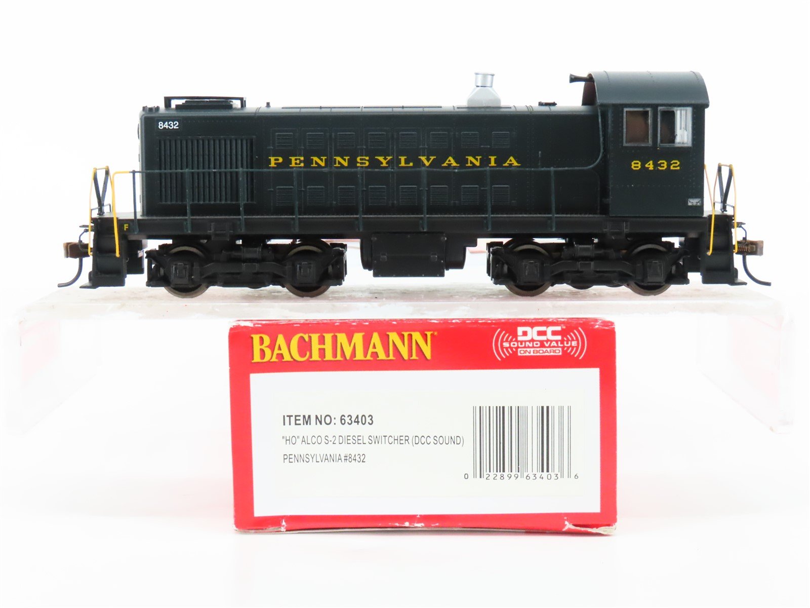 HO Scale Bachmann 63403 PRR Railway S4 Diesel Locomotive #8432 w/ DCC & Sound