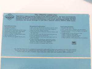 HO Scale Proto 2000 NYC Railway FA1/FB1 Diesel Locomotive Set BAD GEARS w/ DCC