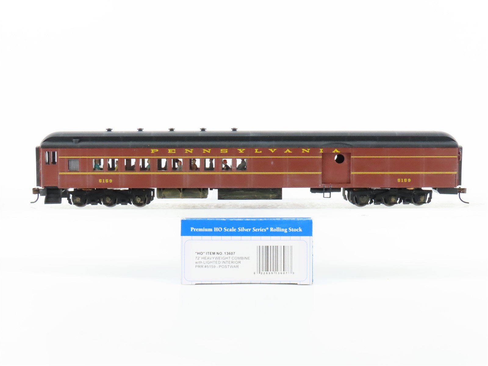 HO Bachmann 13607 PRR Pennsylvania 72' HW Combine Passenger Car #5159 Weathered