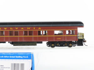 HO Bachmann 13802 PRR Pennsylvania 72' Observation Passenger Car #130 Weathered