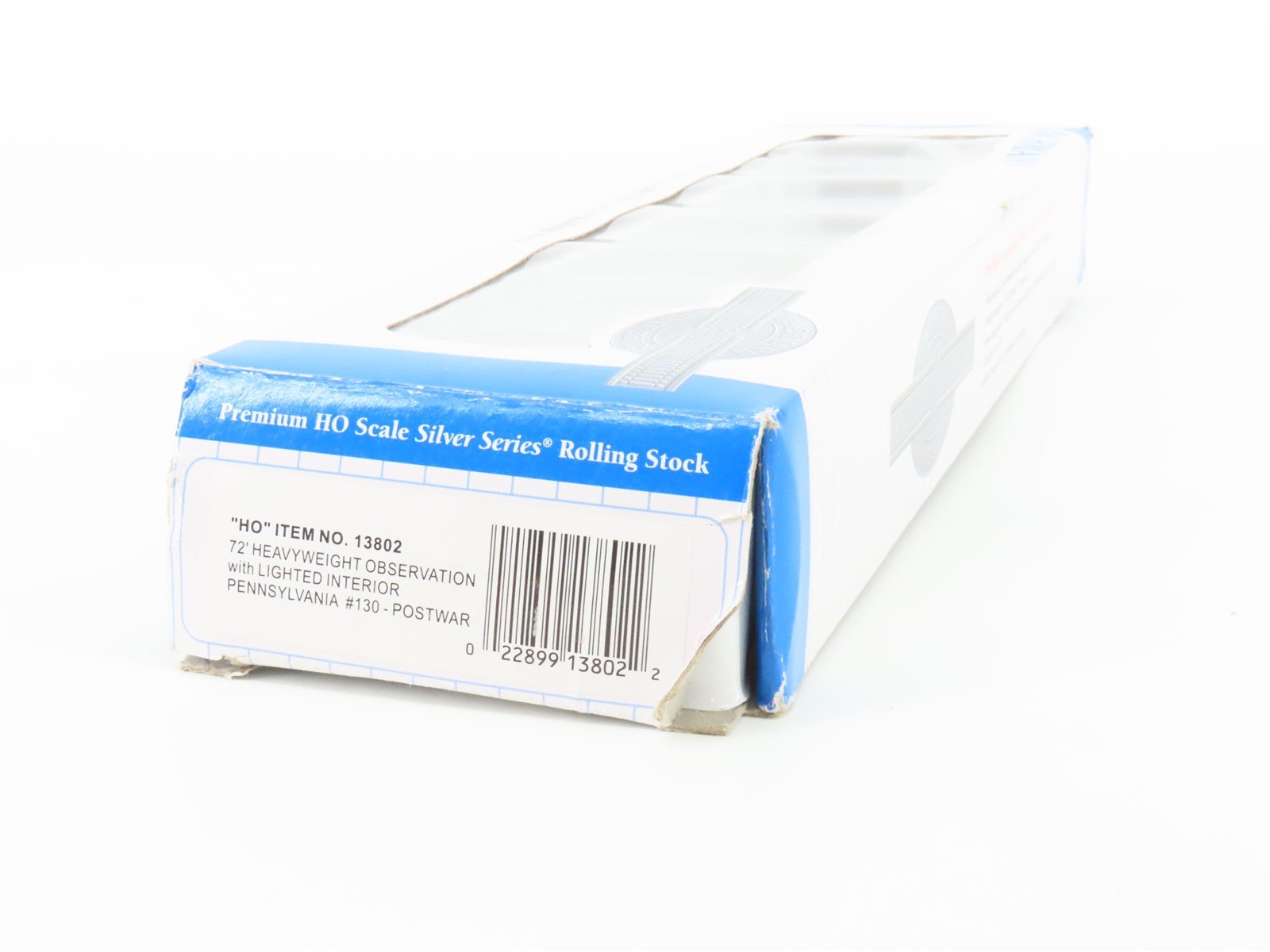 HO Bachmann 13802 PRR Pennsylvania 72' Observation Passenger Car #130 Weathered