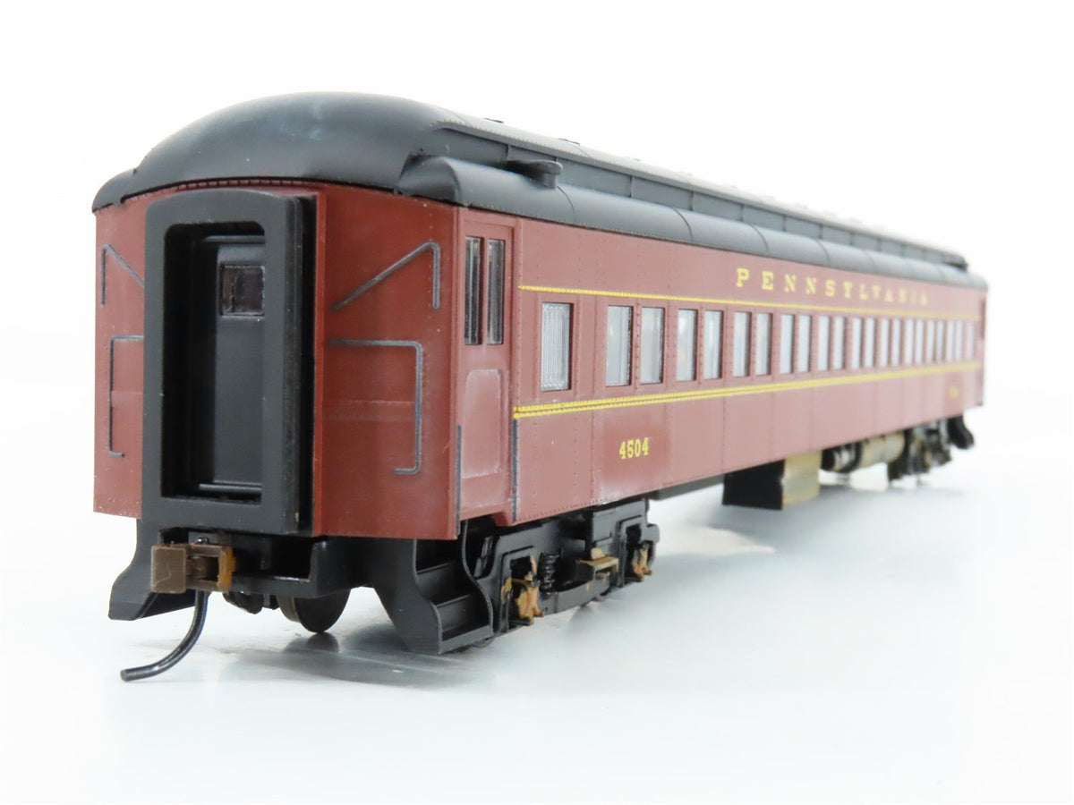 HO Bachmann 13707 PRR Pennsylvania 72&#39; Coach Passenger Car #4504 Weathered