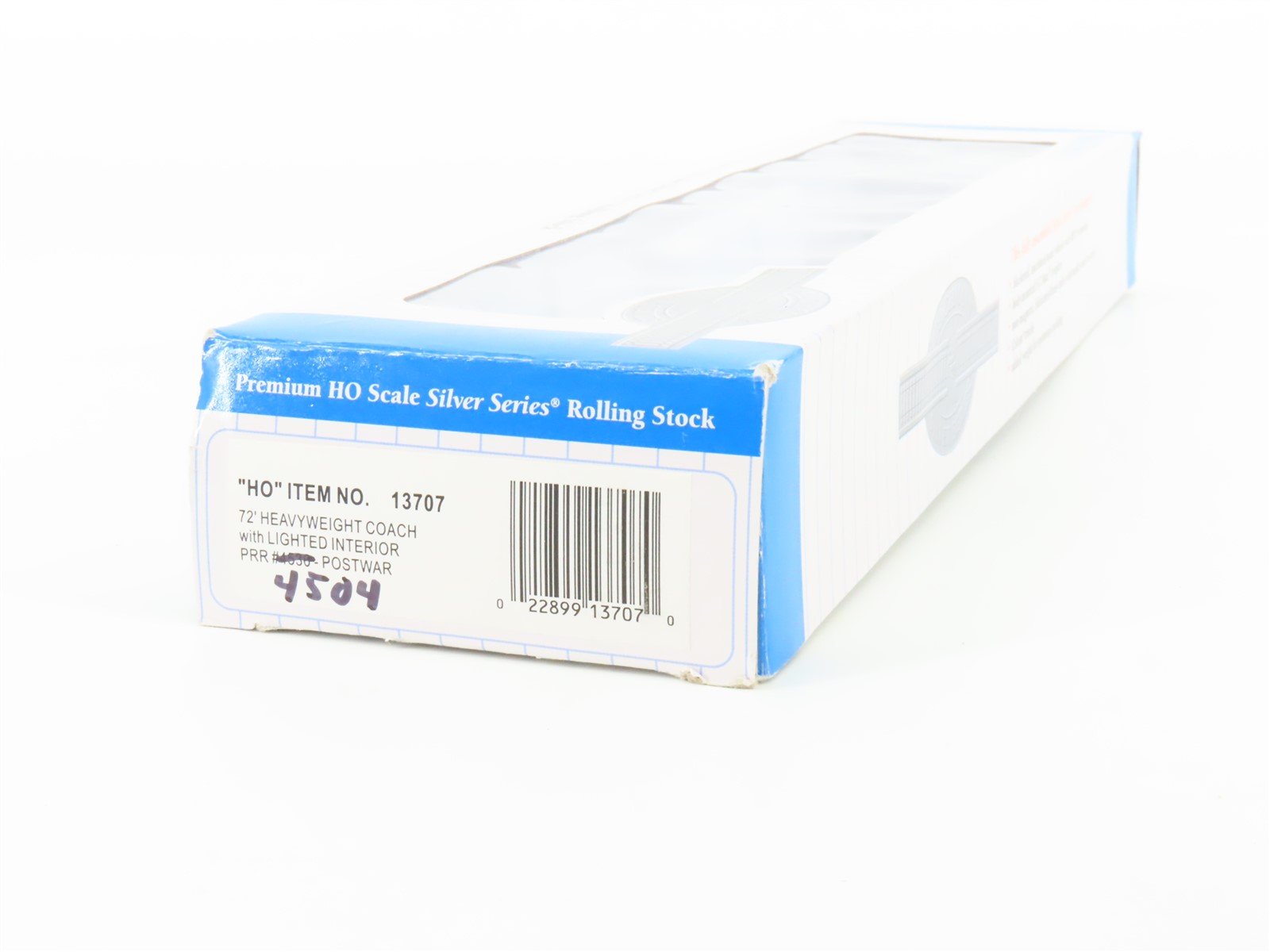 HO Bachmann 13707 PRR Pennsylvania 72' Coach Passenger Car #4504 Weathered