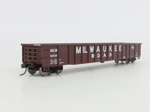 HO Walthers Mainline 910-6159 MILW Milwaukee Road 53' Smooth-Side Gondola #92430
