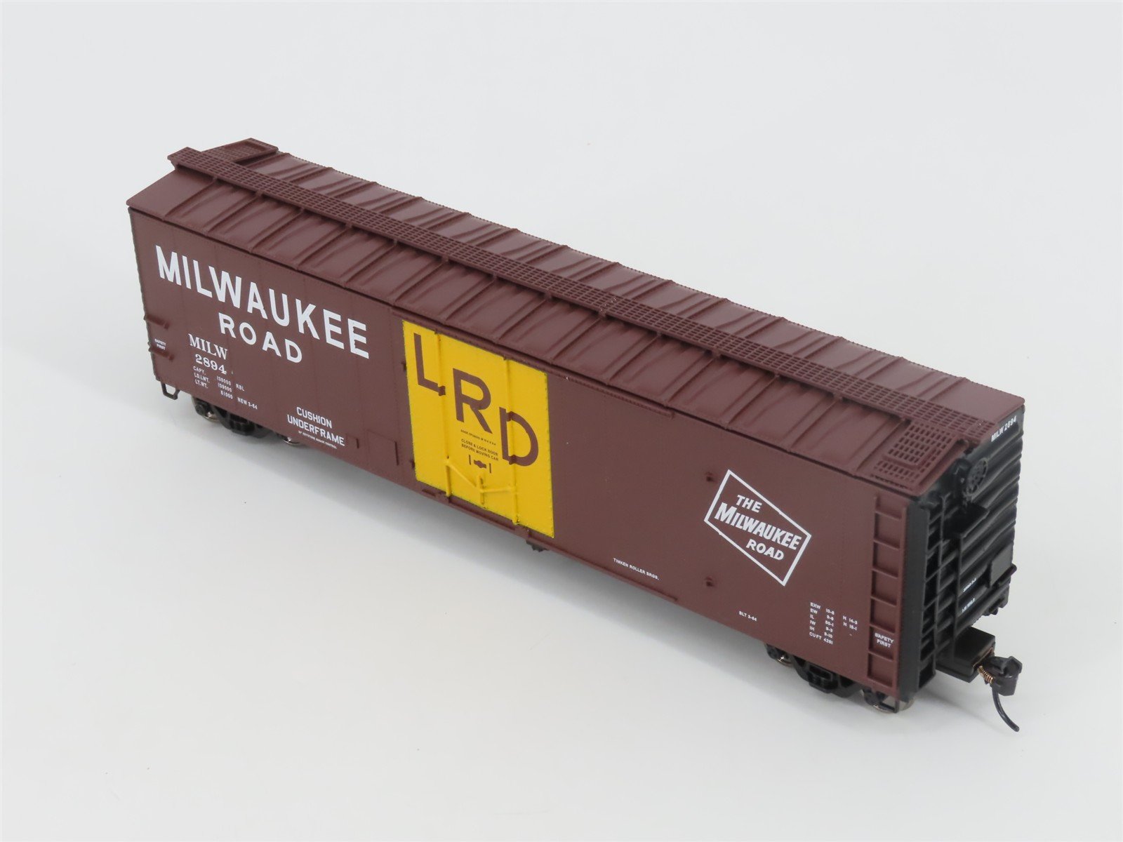 HO Walthers Mainline 910-2840 MILW Milwaukee Rd PC&F 50' Insulated Box Car #2894