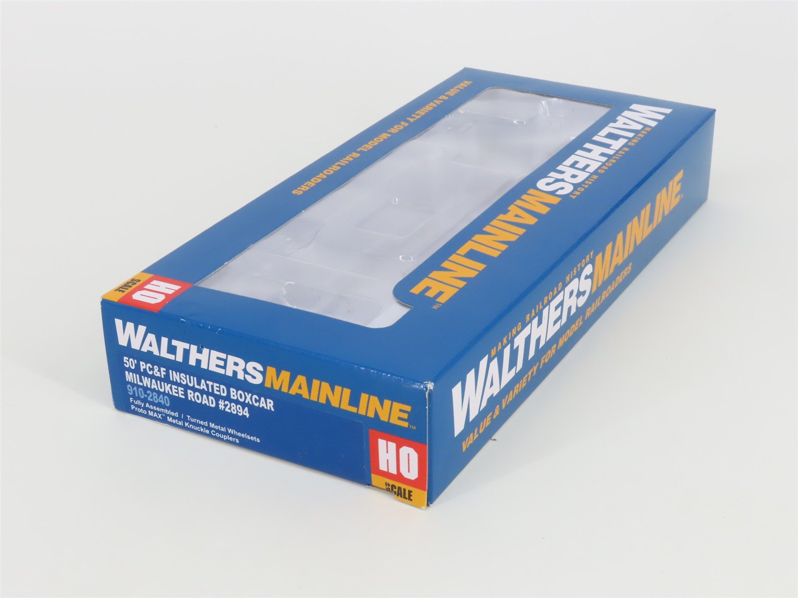 HO Walthers Mainline 910-2840 MILW Milwaukee Rd PC&F 50' Insulated Box Car #2894