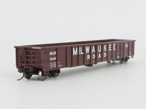 HO Walthers Mainline 910-6160 MILW Milwaukee Road 53' Smooth-Side Gondola #92448