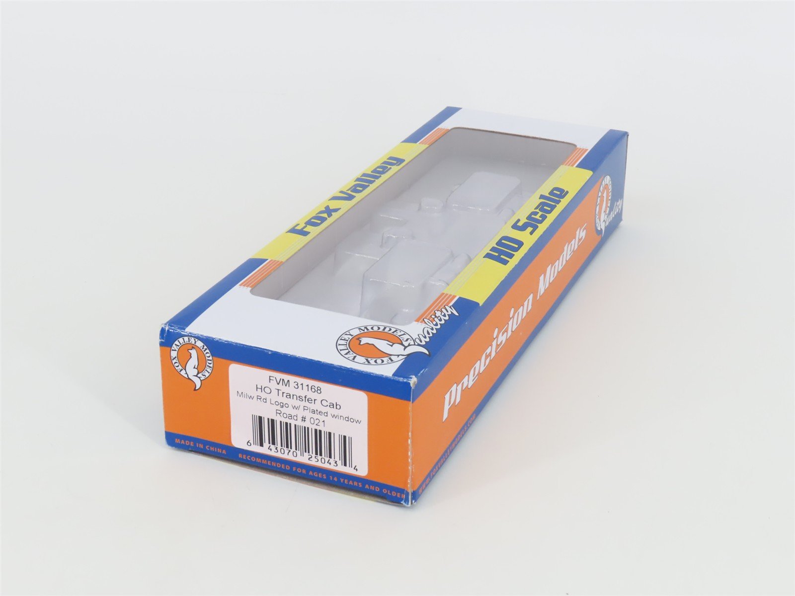 HO Scale Fox Valley FVM 31168 MILW Milwaukee Road Transfer Caboose #021