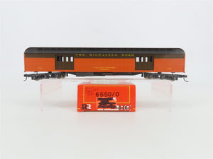 HO Scale Rivarossi 6550/0 MILW Milwaukee Road REA Baggage Passenger Car #2712