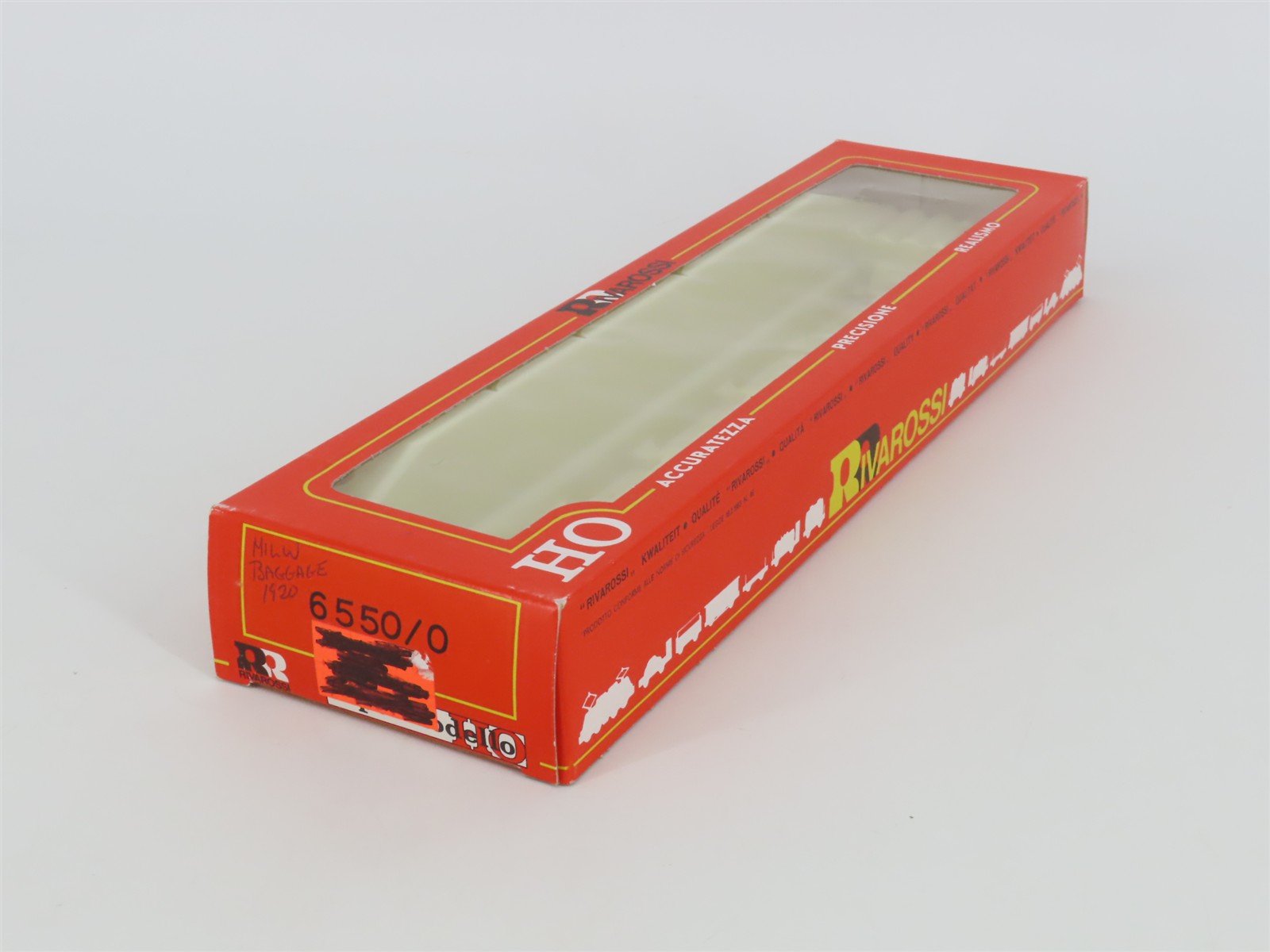 HO Scale Rivarossi 6550/0 MILW Milwaukee Road REA Baggage Passenger Car #2712