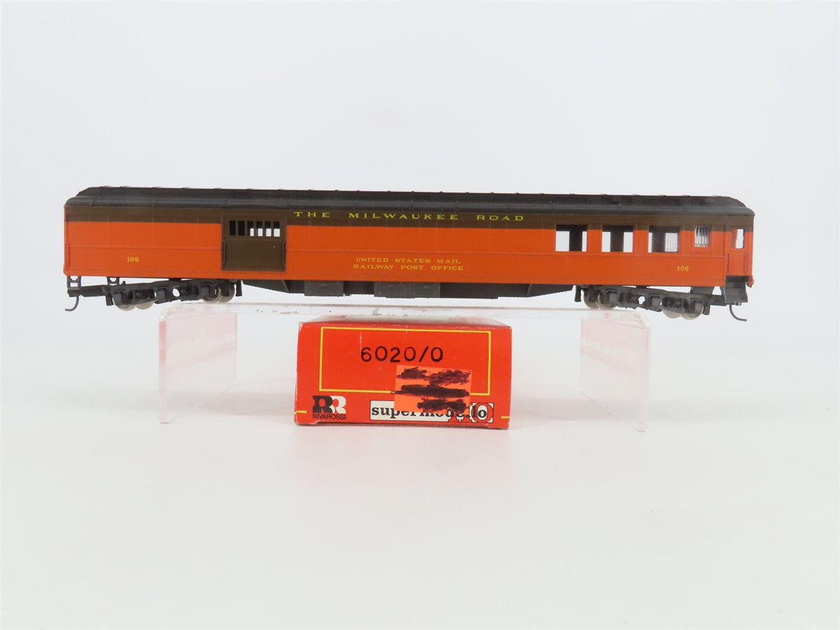 HO Scale Rivarossi 6020/0 MILW Milwaukee Road US Mail RPO/Baggage Passenger #106