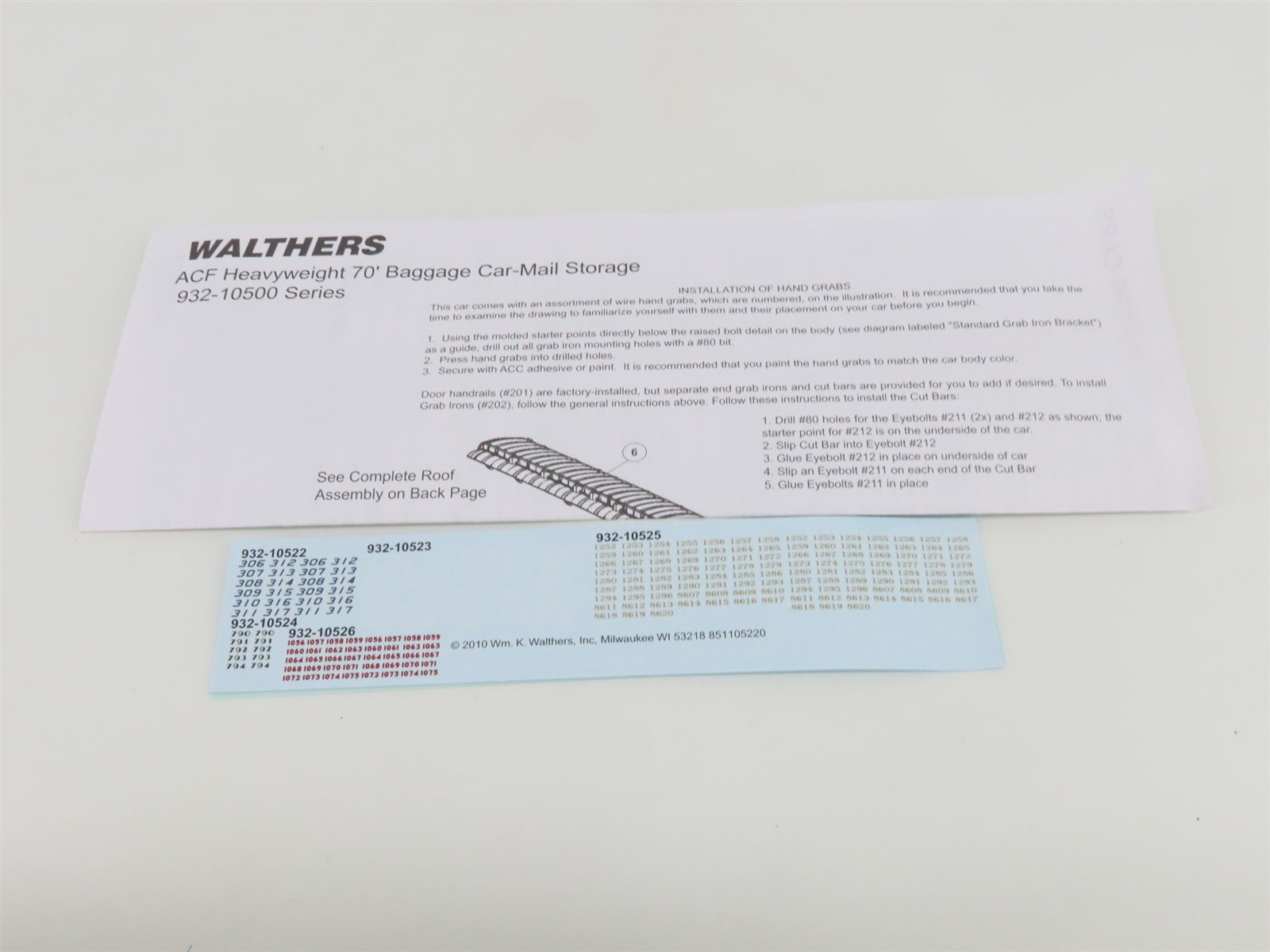 HO Walthers 932-10526 MILW Milwaukee Road 